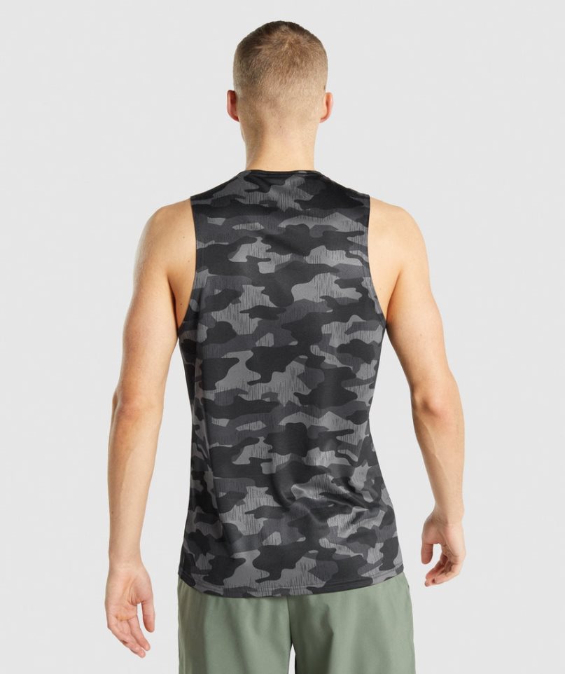 Podkoszulki Gymshark Arrival Męskie Camo | PL 968OYT